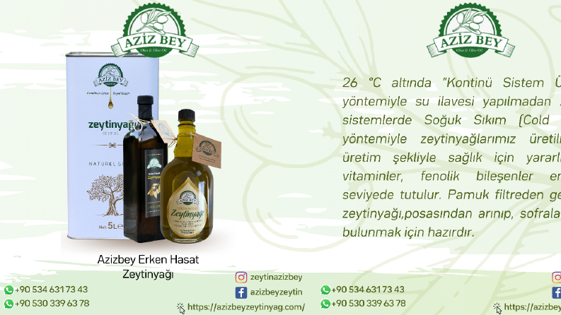 Zeytin ve zeytinyağı üreten firma için instagram gönderi