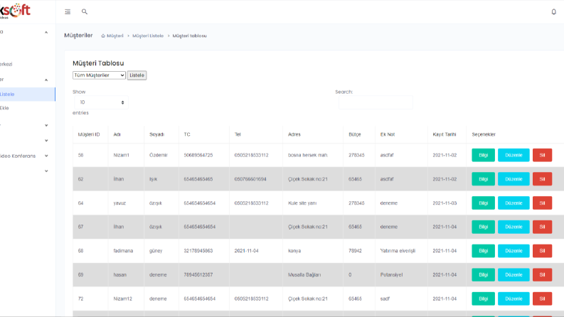 CRM PANEL - PHP -JS -Jquery - MySql