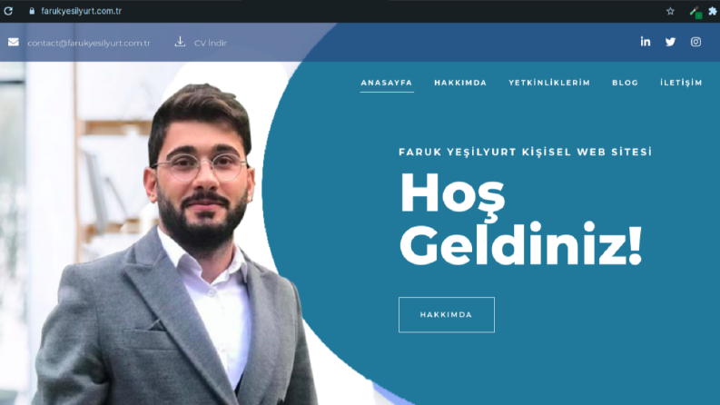 Kişisel Web Sitem