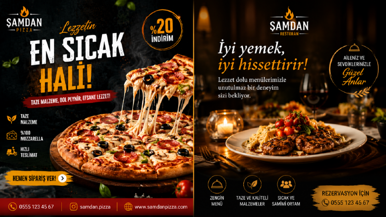 Lezzeti Öne Çıkaran Restoran Tasarımları