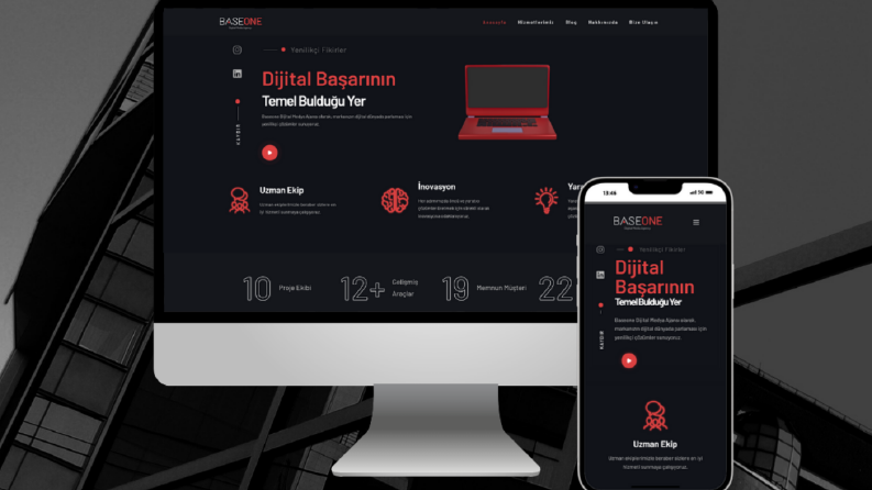 BaseOne - Wordpress Web Site 