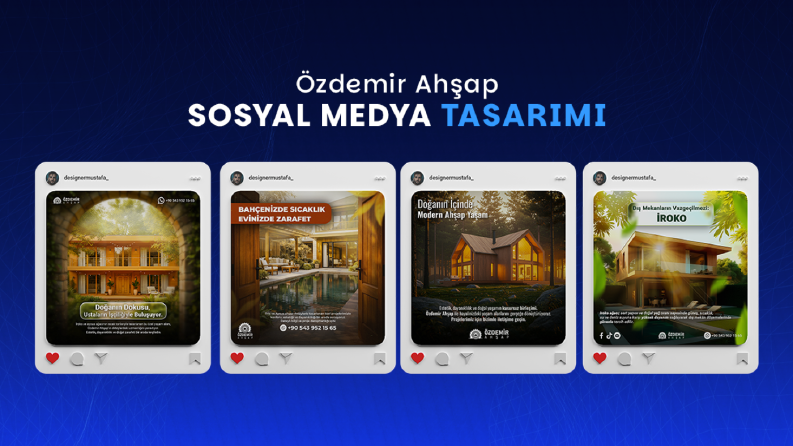Özdemir Ahşap Sosyal Medya Tasarımı
