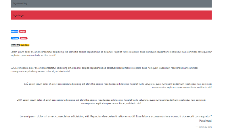 Bootstrap Önyüz kütüphanesi
