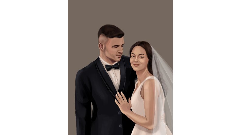 Davetiyeye Özel Çizim