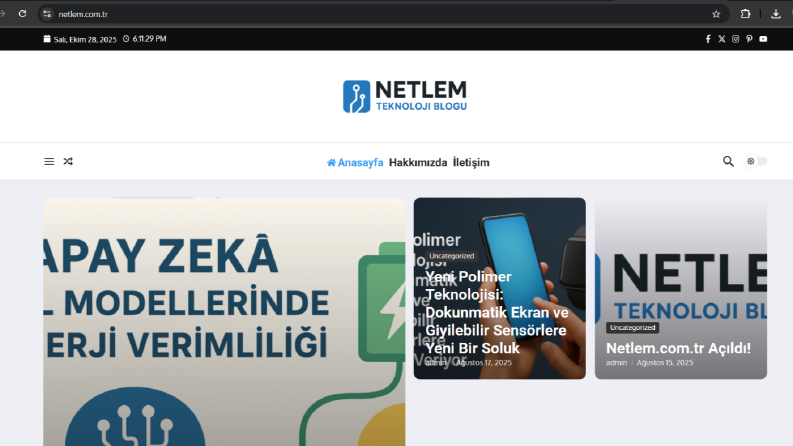 Netlem Teklonoji Blogu müşterime hayırlı olsun