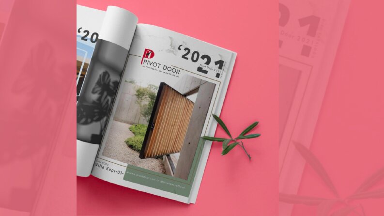 Çelik kapı katalog tasarımı