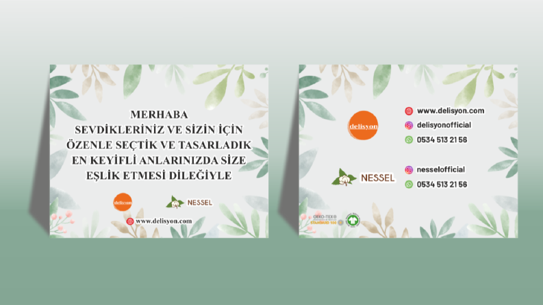 Teşekkür Kartı Tasarımı 