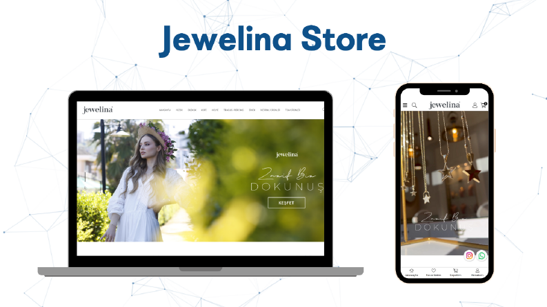 Jewelina Store E-Ticaret Sitesi Kurulumu ve Tasarımı
