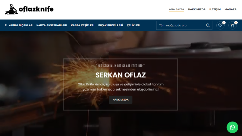 Oflaz Knife - El Yapımı Özel Kamp Bıçakları