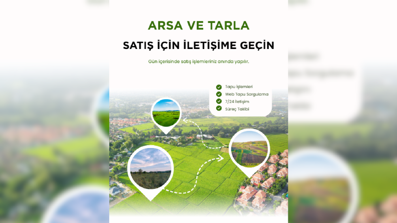 Emlakçılık/Arsa - Post Çalışması