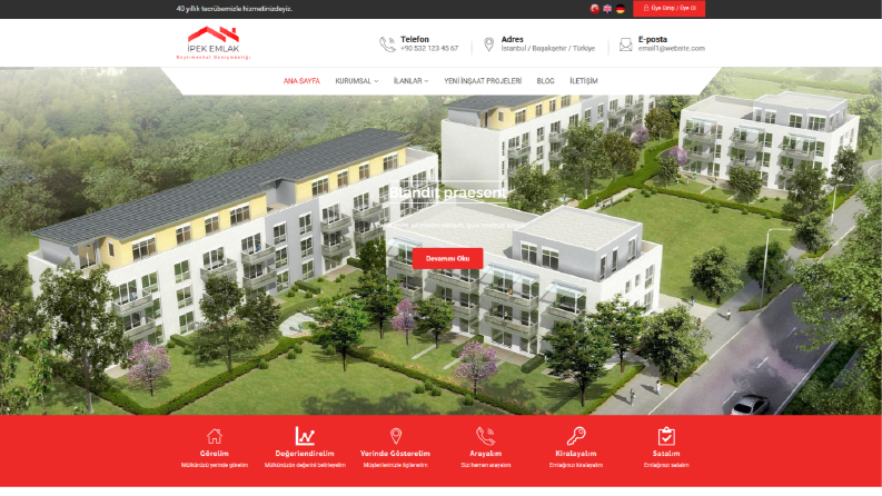 Emlak Web Sitesi - realestate1.yavuzahmetipek.com