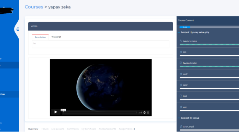 Learning Management System