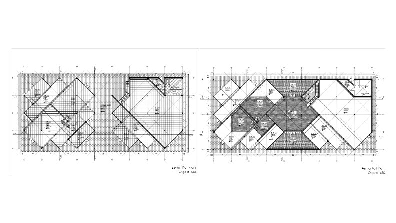 İç mekana dair tasarım,teknik çizim