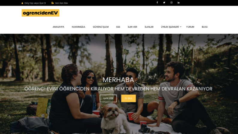 ogrencidenEV.com şirketi kurucu ortağı
