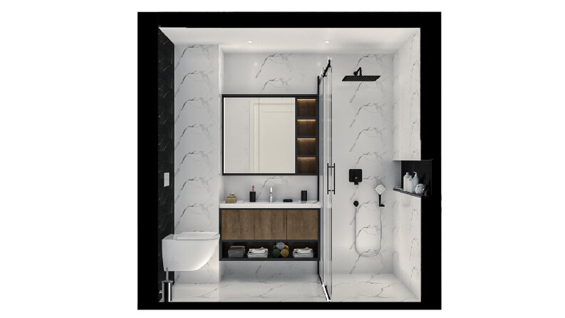 Banyo Dolabı 3D Tasarımları
