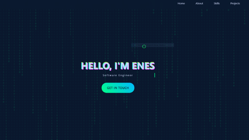 Kişisel Web Sitesi