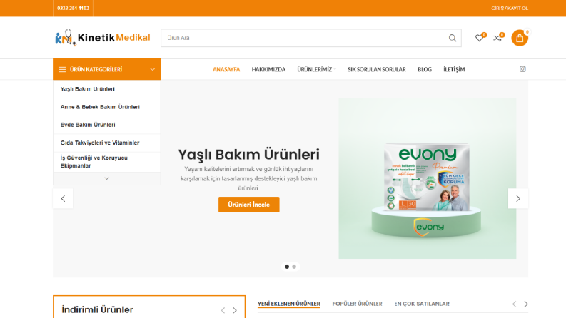 E-Ticaret Web Sitesi