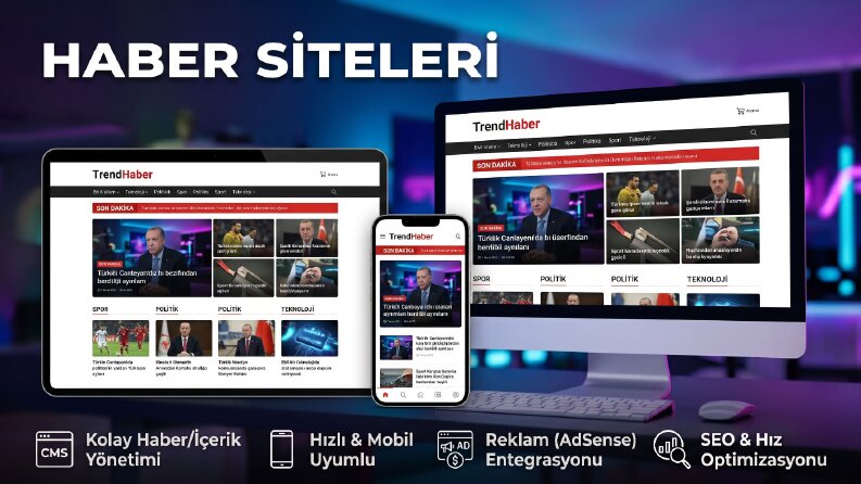 Haber Portalı & Blog Sitesi Portföy Detayı