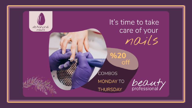 Nail art social media management