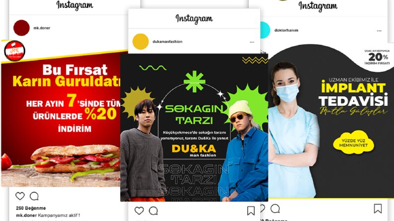Kova Dijital için yapmış olduğumuz sosyal medya tasarımları 