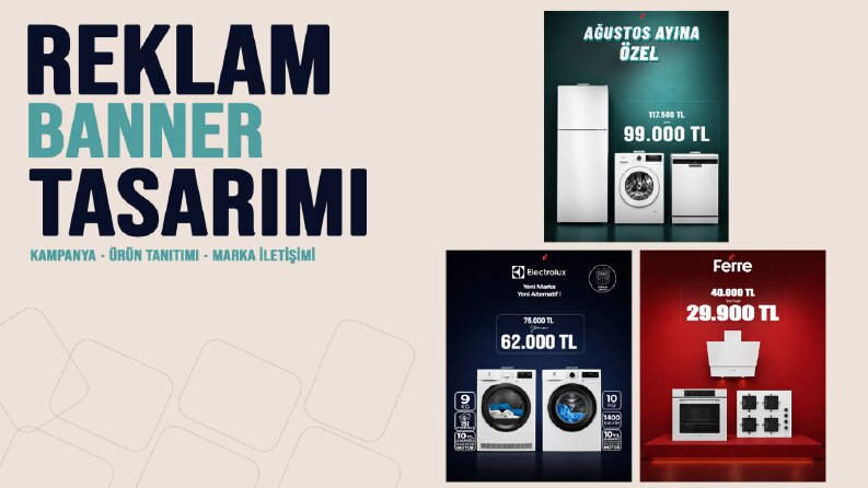 Reklam Banner ve Kampanya Tasarımları