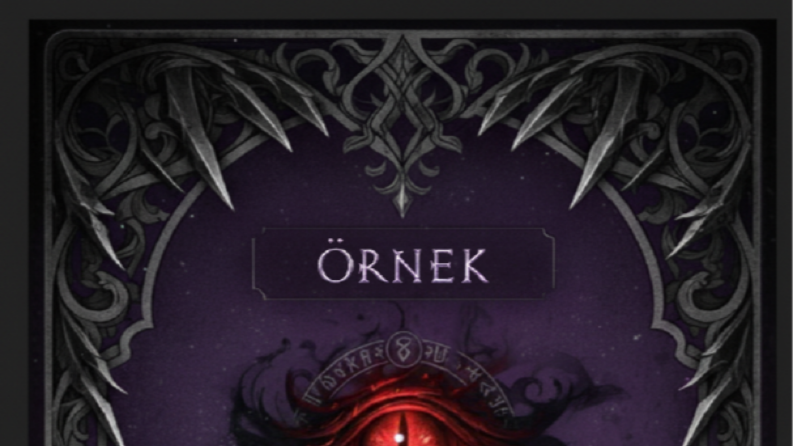örnek kart tasarımı