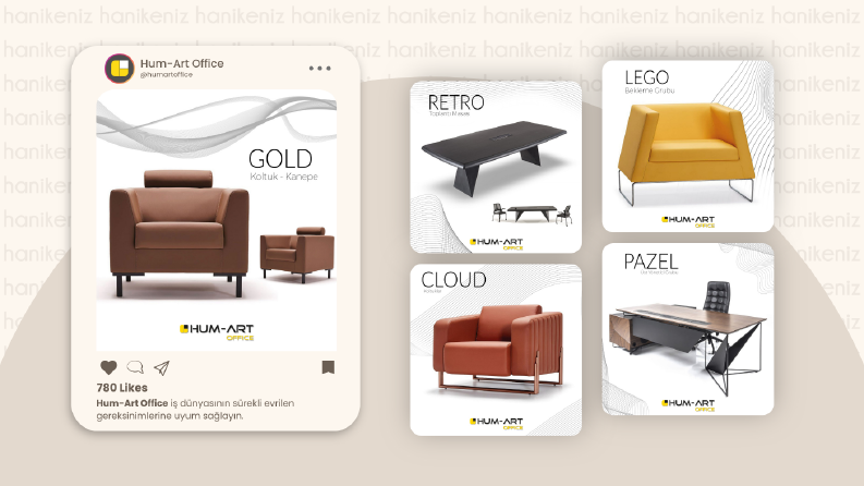 Humart Office Sosyal Medya Kit Tasarımı