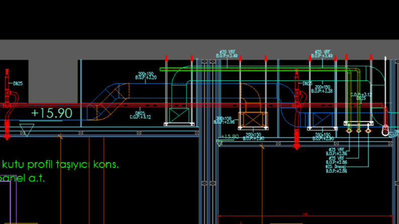 Autocad Kesit Çalışması