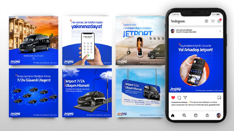 Jetport Turizm Sosyal Medya Tasarımları