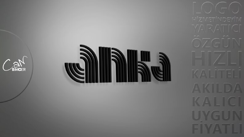 Logo mockup tasarımları