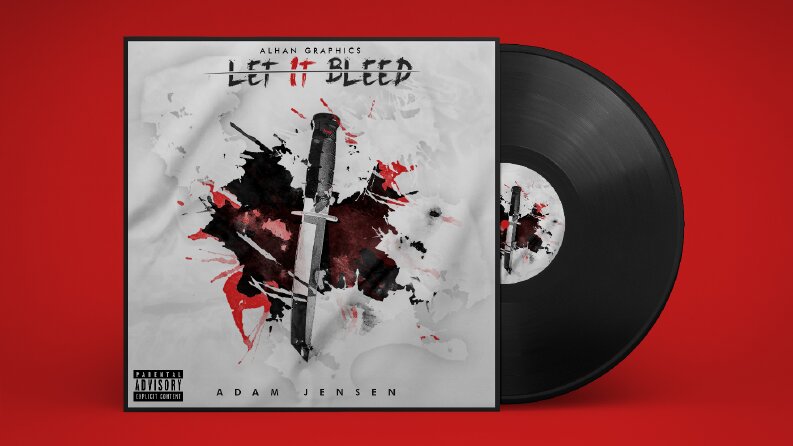 Adam Jensen - Let It Bleed alternatif albüm kapağı çalışması