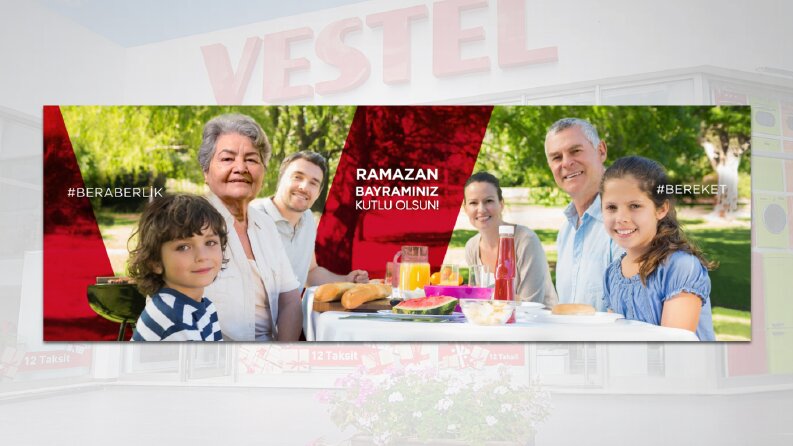 Vestel Kıbrıs - Web Slider Tasarımı 