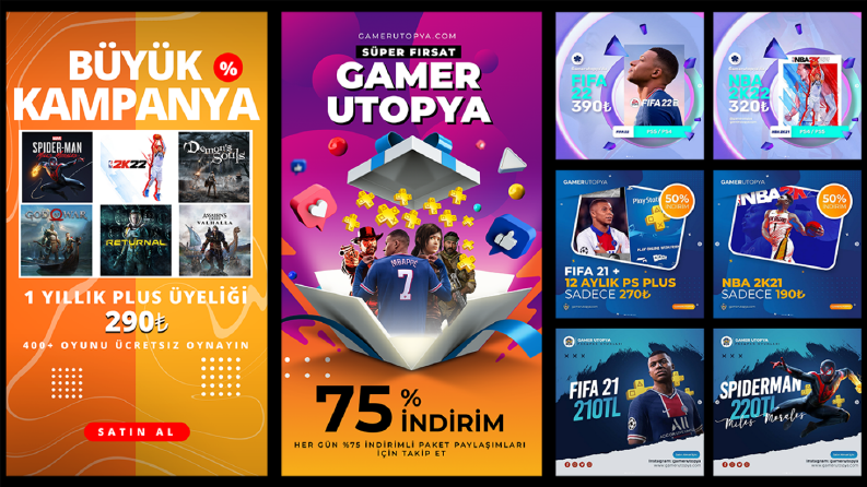 Sosyal Medya İçerik Tasarımlarım