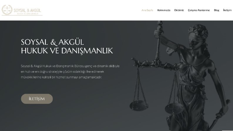 Avukat Tanıtım Web Sitesi