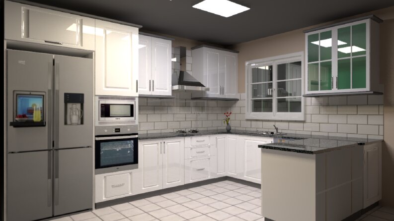 3D MUTFAK ÇİZİMİ MOBİLYACILAR İÇİN BİRE BİR