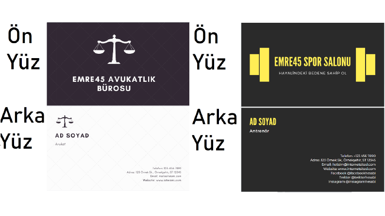 Kartvizit Çalışmam 3