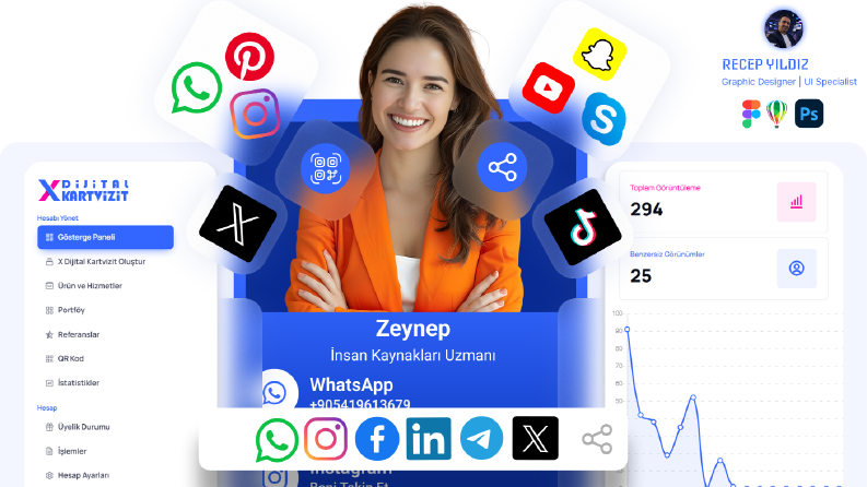 Dijital Kartvizit Web Banner Tasarımı