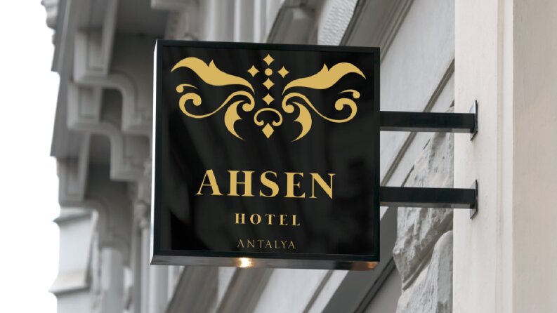 Ahsen Hotel Logo çalışması