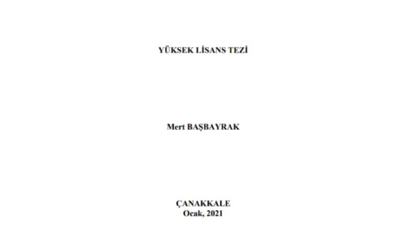 Çalışmalarım