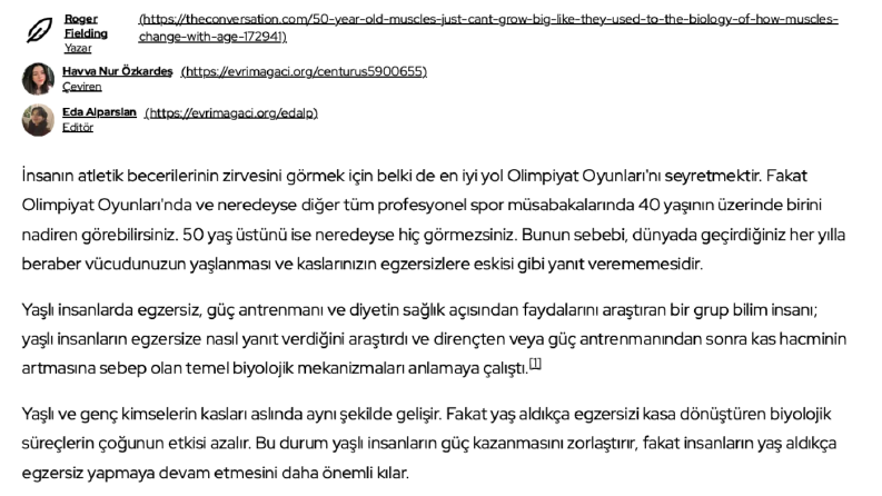 Evrim Ağacı - Blog Çevirisi