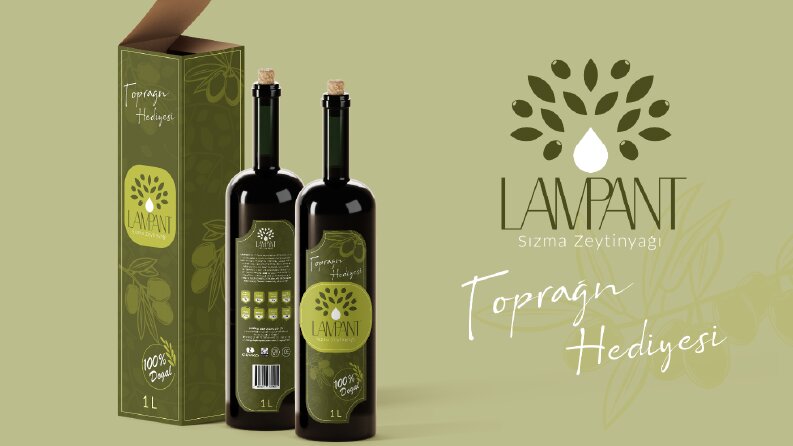 Lampant Sızma Zeytinyağı Ambalaj Tasarımı