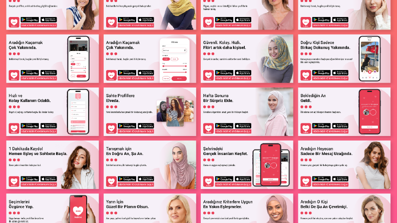 Redlove - Google Ads ve Meta Görsel Tasarımları