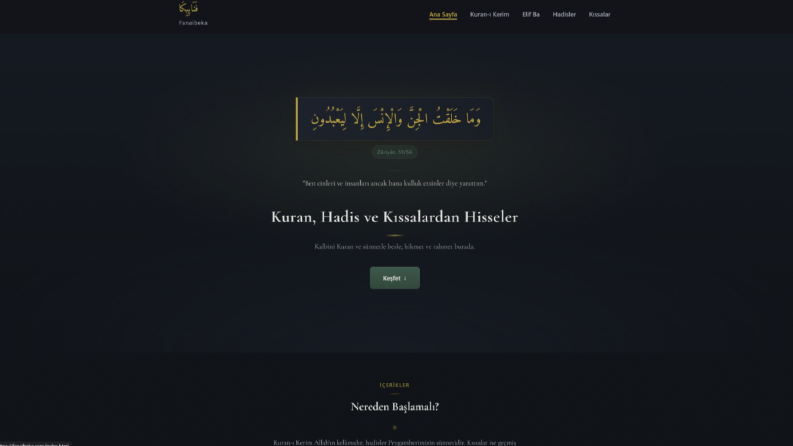 Modern Web Sitesi