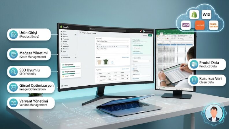 E-Ticaret Ürün Girişi ve Mağaza Yönetimi