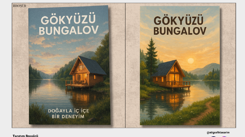 Mat Markası ve Gökyüzü Bungolov İçin Hazırlanan Broşürler