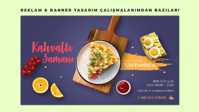 Kreatif Banner & Reklam Tasarımları