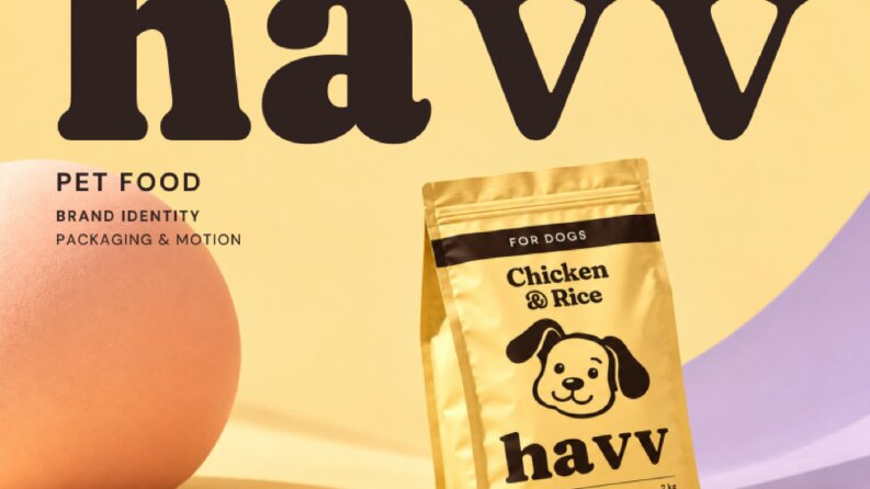 HAVV — Pet Food Brand Identity, Packaging & Motion