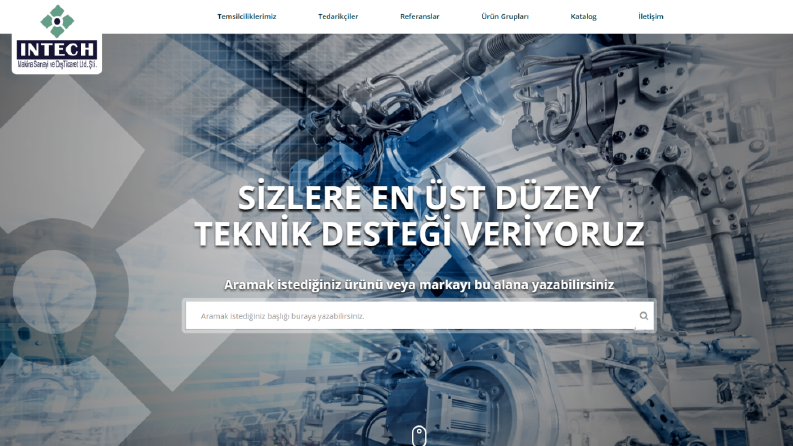 intech.com.tr | Tasarım ve Kodlama Kurumsal Web Sitesi