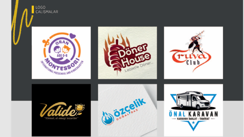 Her sektör için yaratıcı işlevsel logo yapıyorum
