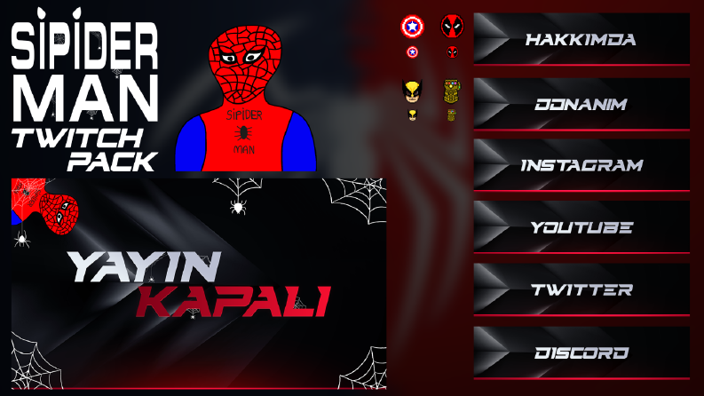 Spiderman - Yayıncı Paketi